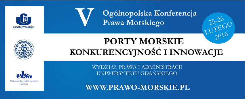 V Ogólnopolska Konferencja Prawa Morskiego w Gdańsku