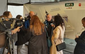 Pomorze Zachodnie, album, konferencja prasowa