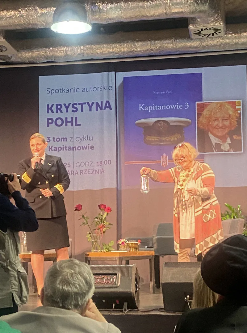 Chrzest i prezentacja książki Krystyny Pohl "Kapitanowie 3"